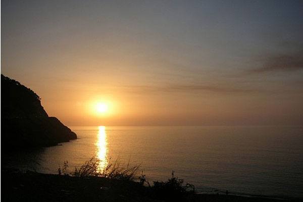 photo du coucher soleil sur la ville de béjaia photos du coucher soleil sur la ville de béjaia