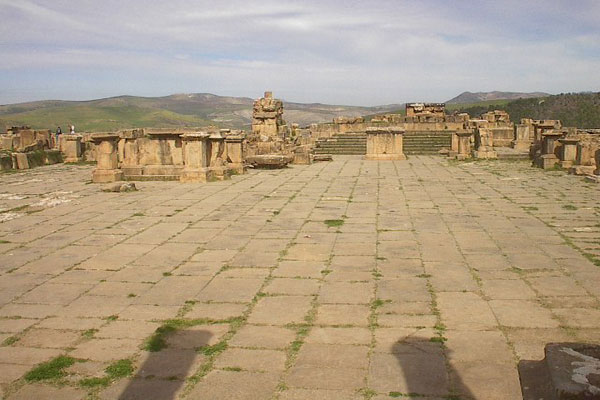 photo des vestiges romains de Djemila en Algérie photos des vestiges romains de djemila en algérie