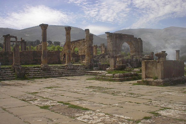 photo des vestiges romains de Djemila en Algérie photos des vestiges romains de djemila en algérie