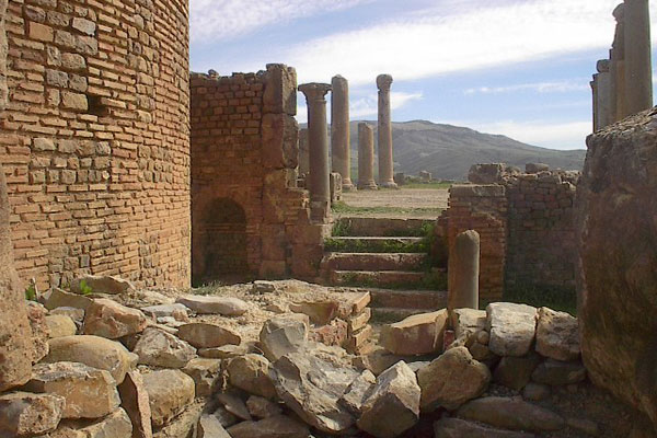 photo des vestiges romains de Djemila en Algérie photos des vestiges romains de djemila en algérie
