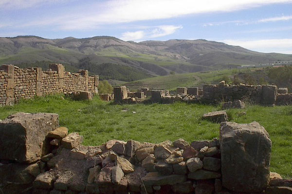 photo des vestiges romains de Djemila en Algérie photos des vestiges romains de djemila en algérie