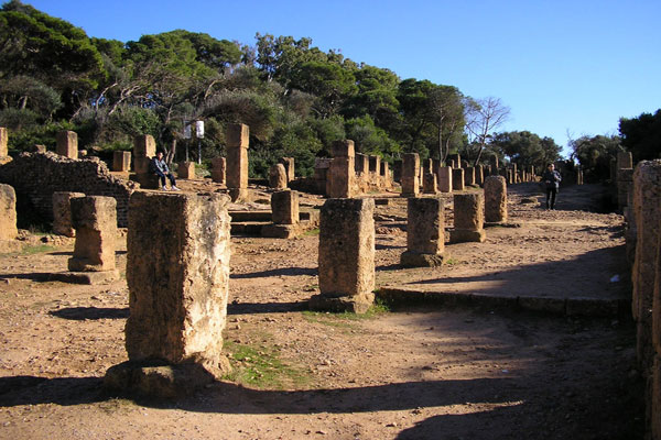 photo des vestiges romains de Tipaza en Algérie photos des vestiges romains de tipaza en algérie