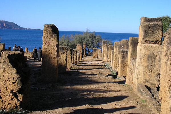 photo des vestiges romains de Tipaza en Algérie photos des vestiges romains de tipaza en algérie